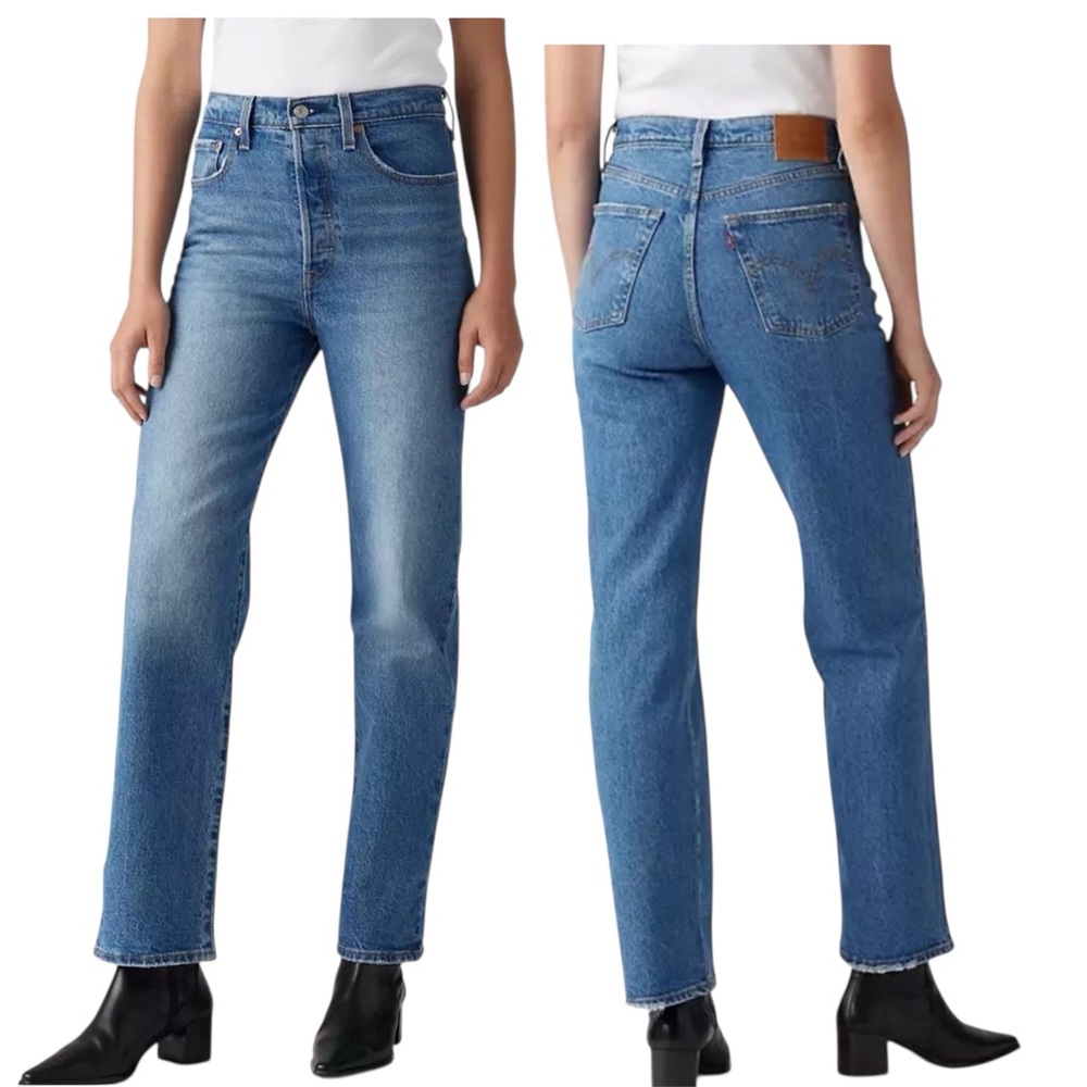 LEVI’S PREMIUM RIBCAGE STRAIGHT ANKLE JEANS SIZE 26